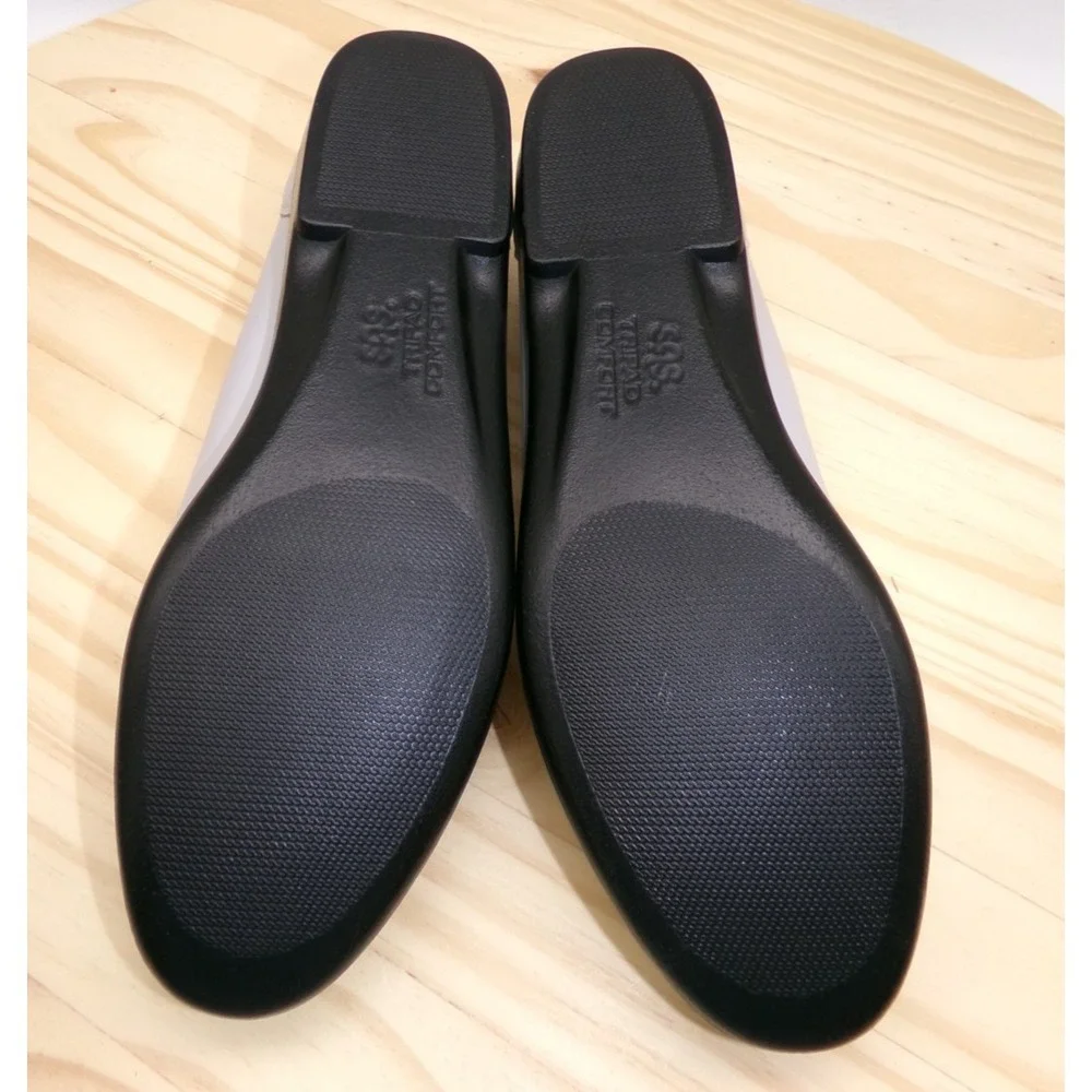 SAS Simplify Slip On Tripad Loafers Womens Silver Cloud Size 8 M Leather‎ NEW